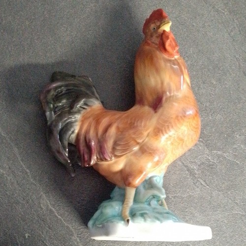 Figurine coq céramique - en,