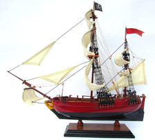  belle maquette en bois  RACKHAM le ROUGE- longueur : 41 cm 