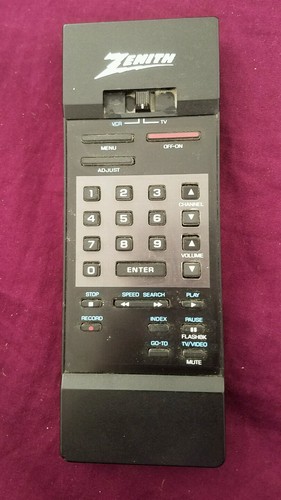 Zenith remote control - control, model