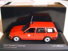 OPEL KADETT D CARAVAN 1979 FEUERWEHR DORTMUND MINICHAMPS 400044191 1/43 FIRE