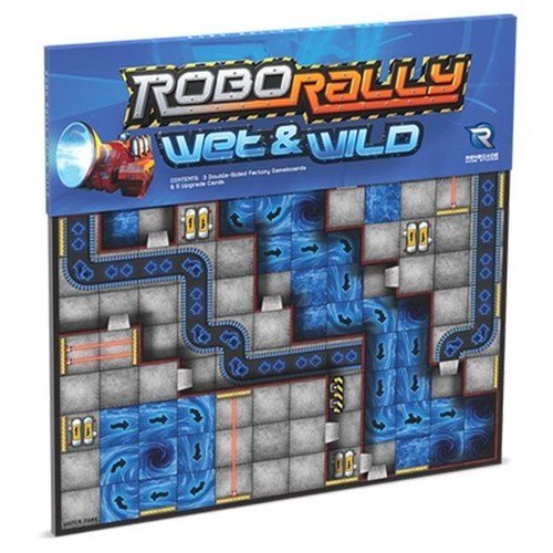 Robo rally board game - game:, wet