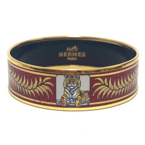 Bracelet hermes émail rouge - bracelet,