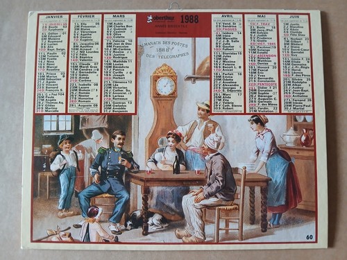 Calendrier ptt almanach - ,