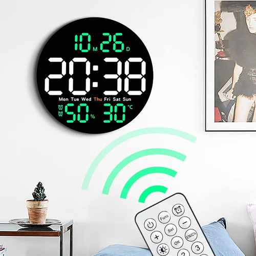 Horloge murale led - horloge,