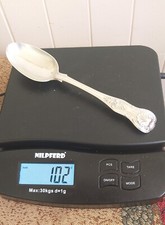 Ancienne CUILLERE Argent Massif Anglais 