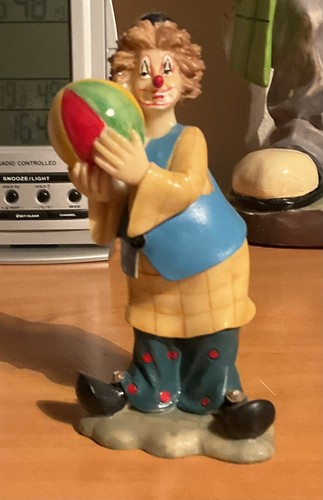 Clown figurine résine - figurine, en