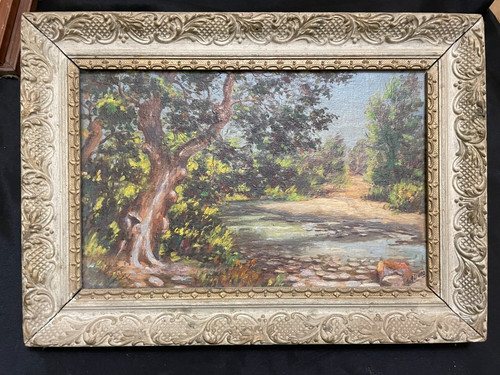 Tableau ancien paysage - ancien,