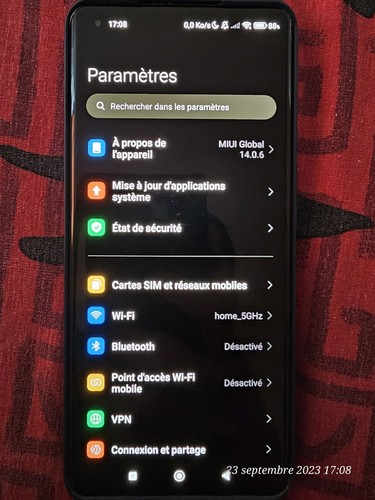Xiaomi 256go gris - mi,