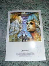 Carte photo d'Art signe du