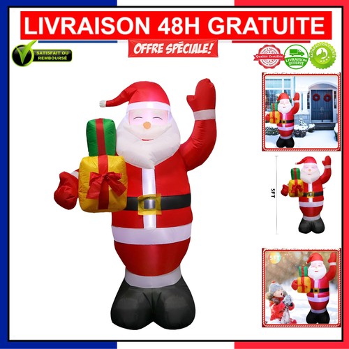 Père noël gonflable ft - gonflable, 5