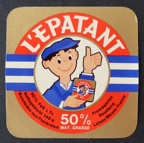Etiquette fromage épatant - fromage, l'épatant