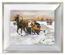 Chasse - Peinture À L'Huile