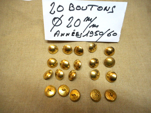 Boutons militaires - boutons,