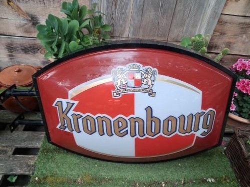 Ancienne enseigne kronenbourg - ancienne,
