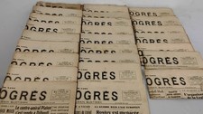 " Le Progrès " Lot D ’Anciens Journaux Novembre 1941
