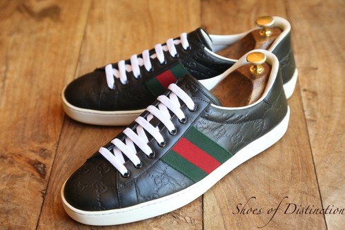 Gucci ace monogramme cuir - gg,