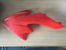 UNE ECOPE CARENAGE AVANT GAUCHE ROUGE POUR MINI MOTO DIRT PIT PITT BIKE