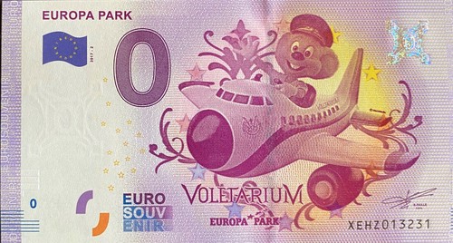 Billet euro europa - 0, park