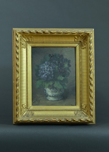 Tableau ancien bouquet - , de