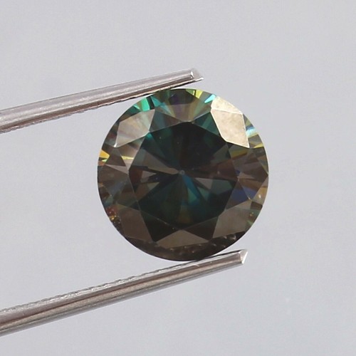 Aaa vert foncé moissanite - aaa,