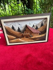 Tableau en Bois Sculpté