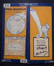 § carte MICHELIN 56 PARIS -