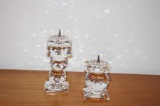 Paire de bougeoirs vintages en