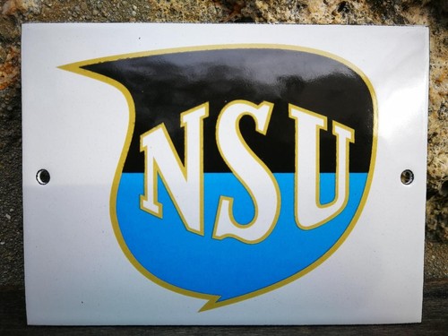 Plaque émaillée nsu - émaillée,