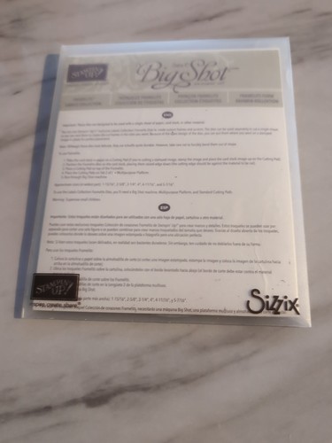 Sizzix big shot stampin up - sizzix,