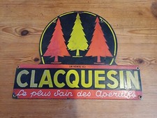 Plaque émaillée Clacquesin