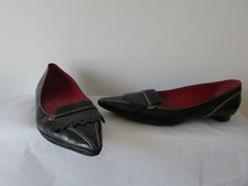 mocassins /ballerine céline cuir noir pointure 38,5c