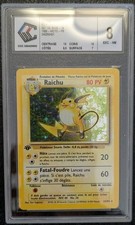 Carte pokemon Raichu Holo Set De Base - 14/102 - CCC8 Édition 1