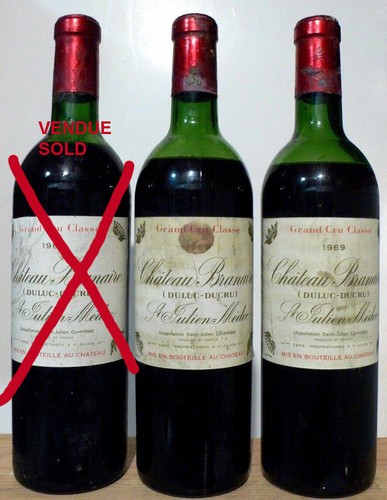 Vin château branaire - 1x, 1969