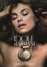 Publicité papier Parfum. Perfume ad. Giorgio Armani Idole 2009