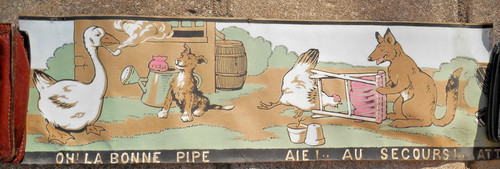 Affiche ancien pochoir - affiche,