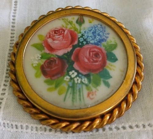 Broche ancienne ronde monture