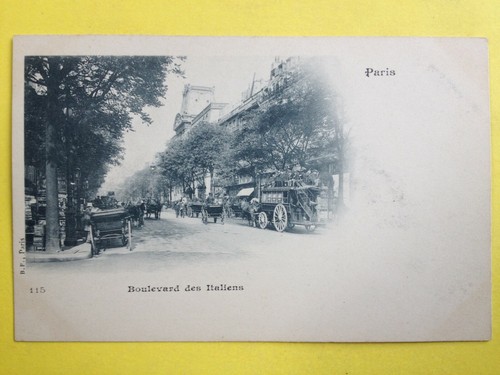 Cpa paris transport - paris,
