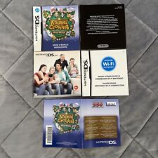 ANIMAL CROSSING WILD WORLD NINTENDO DS - 5 NOTICES OFFICIEL  - SANS JEU NI BOÎTE