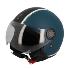 Casque jet trendy jt-306 dv bleu/noir mat  t55-56 s - ce 22-06
