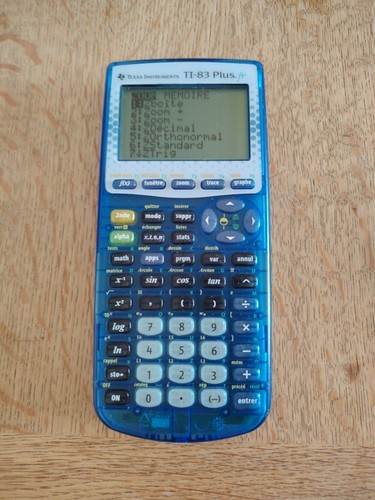 Calculatrice texas instruments - calculatrice,