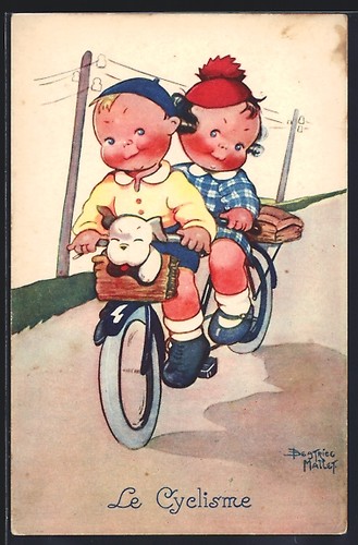 Carte postale artiste - carte, d'artiste