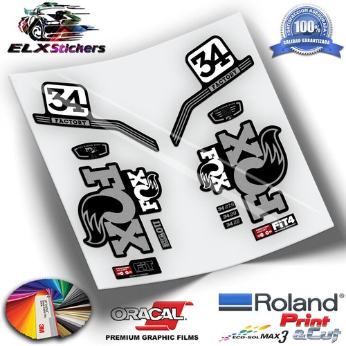 Autocollants fourche fox 34 - fourche,