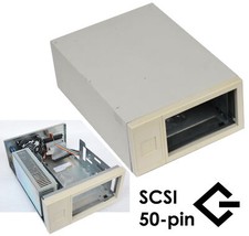 SCSI Boîtier Externe Pour SCSI 50-POL 50-PIN HDD Cdrom DVD Dat Centronics 68