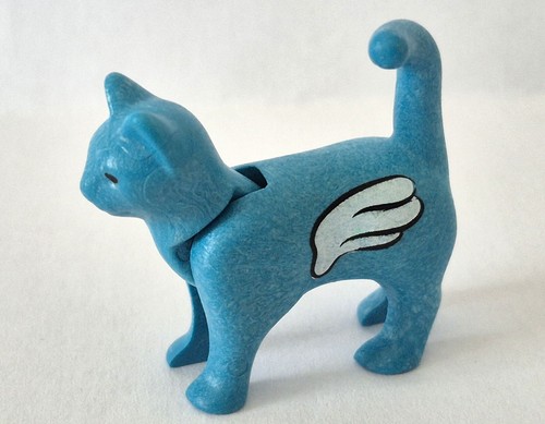 Chat bleu aile feerie - bleu,