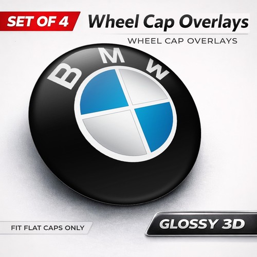 Bmw wheel hub caps sticker - bmw,