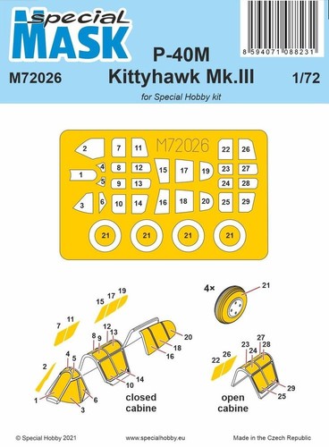 40m warhawk kittyhawk iii - p-40m, warhawk/kittyhawk