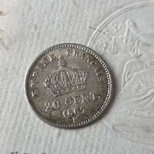 Monnaie Argent 1867 Pièce 20