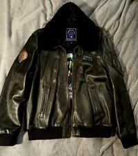 Blouson cuir homme redskins - cuir,