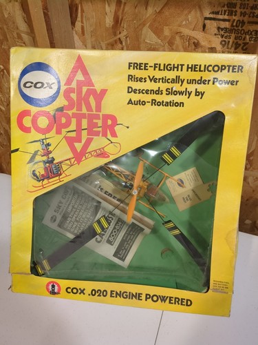 Vintage cox sky copter 1974 - sky,