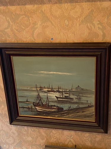 Huile sur toile - , signé
